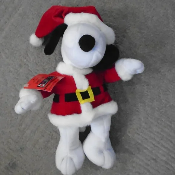 Hallmark Plush Santa Snoopy NWT - Picture 1 of 4